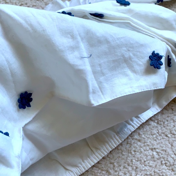 FARM RIO Blue flowers crop top - Picture 6 of 9